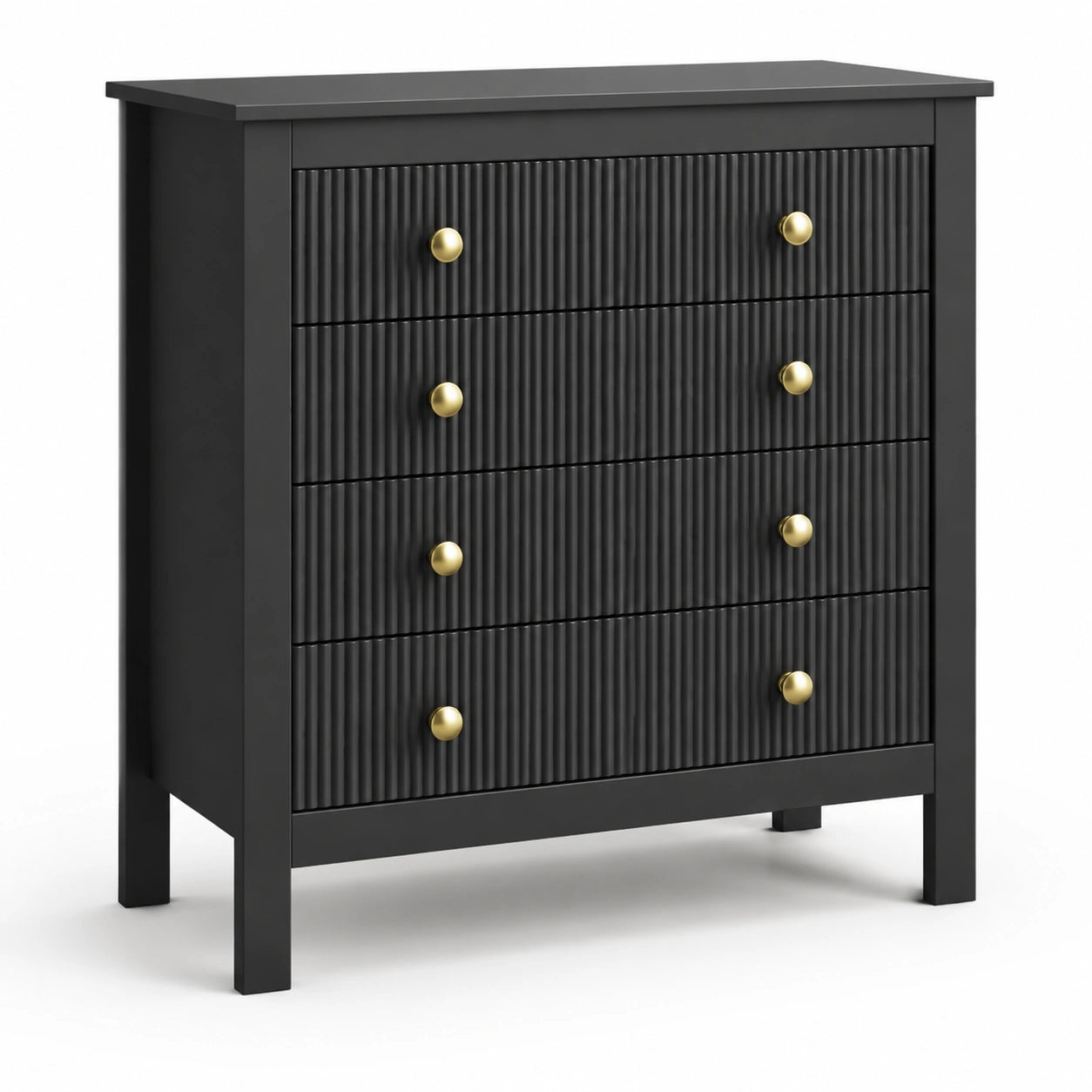 commode-noire-a-5-tiroirs-avec-poignees-dorees-pour-salon-et-chambre-uyxtle6123vb
